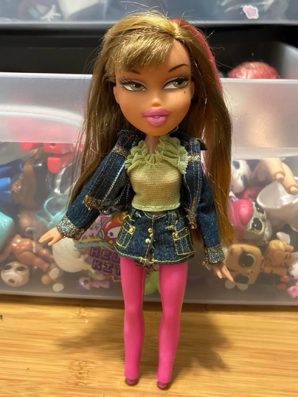 Bratz Fashion Doll in Pink and Denim Outfit